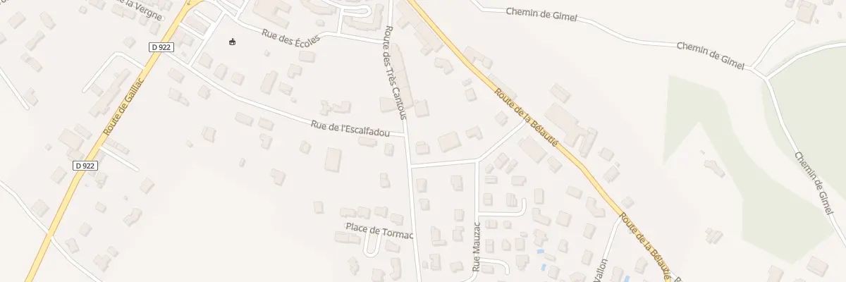 Plan du 1 Rue des Vignes à Cahuzac-sur-Vère