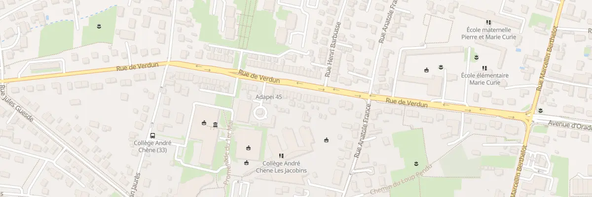 Plan du 57 Rue de Verdun à Fleury-les-Aubrais
