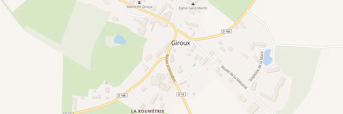 Plan du 3 Rte d’Issoudun à Giroux