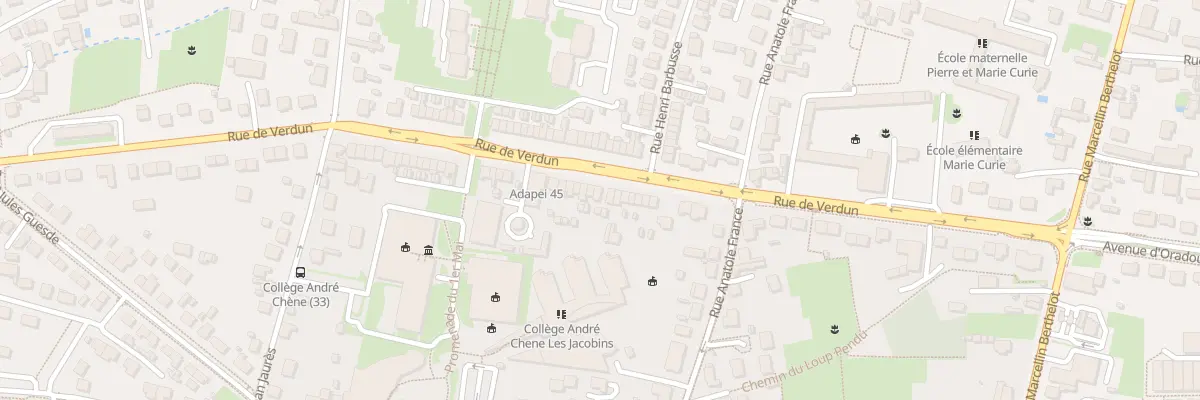 Plan du 55 Rue de Verdun à Fleury-les-Aubrais