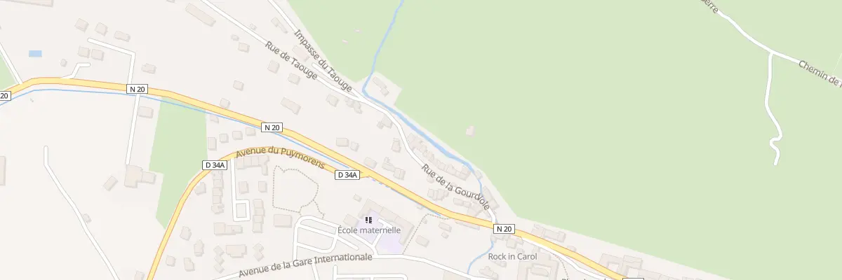 Plan du 28 Rue de la Gourdiole à Enveitg