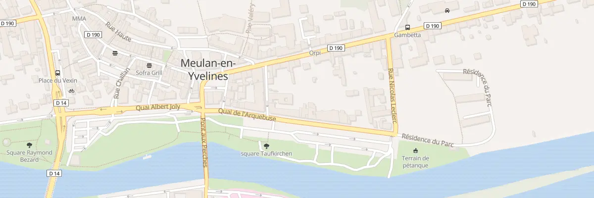 Plan du 11 Quai de l’Arquebuse à Meulan-en-Yvelines