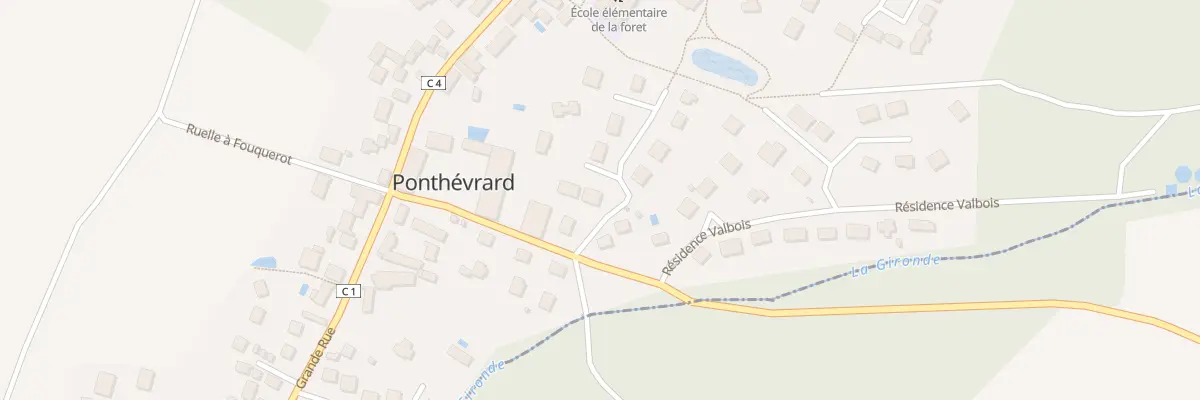 Plan du 3 Res les Brulins à Ponthévrard
