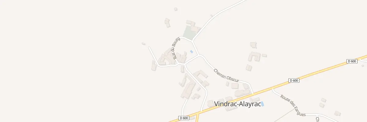 Plan du 158 Rue du Bourg à Vindrac-Alayrac