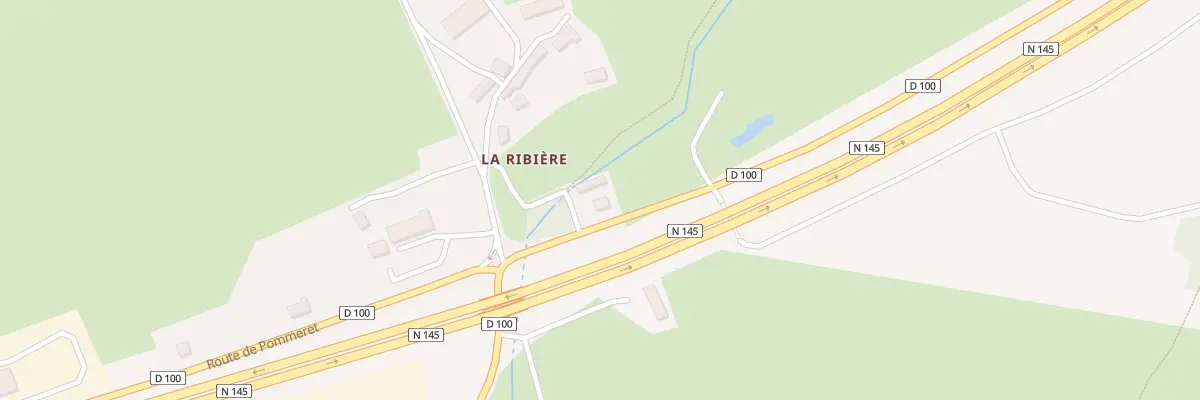 Plan du 9 La Ribière à Sainte-Feyre