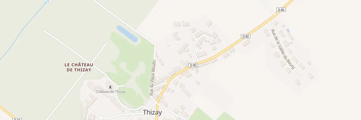 Plan du 13 Rue des Tilleuls à Thizay