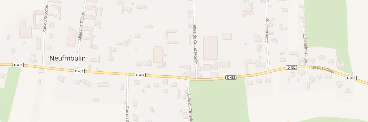 Plan du 132 Rue des Allées à Neufmoulin
