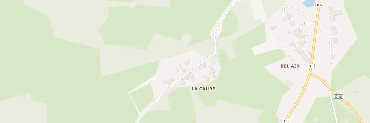 Plan du 11 La Caure à Bonnat