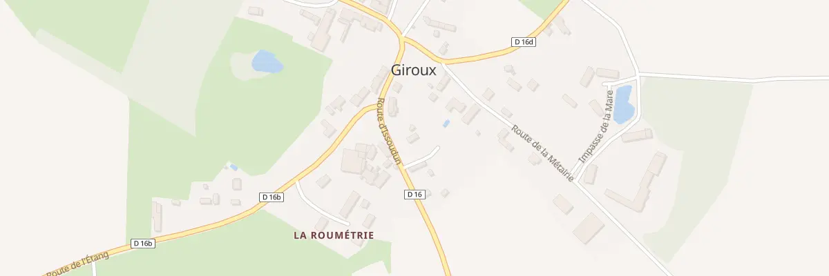 Plan du 1 Rle aux Bouchers à Giroux