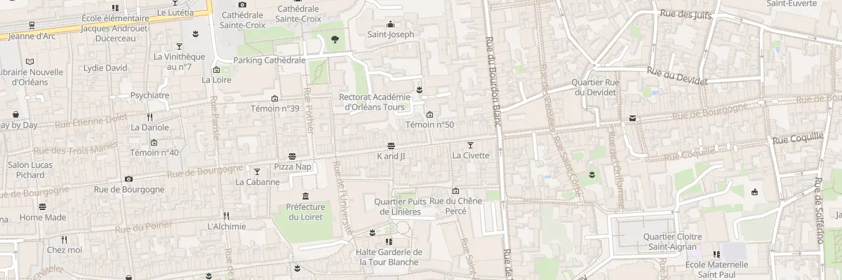 Plan du 150 Rue de Bourgogne à Orléans
