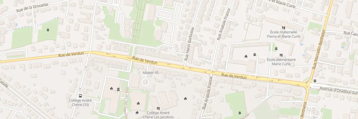 Plan du 20 Rue de Verdun à Fleury-les-Aubrais
