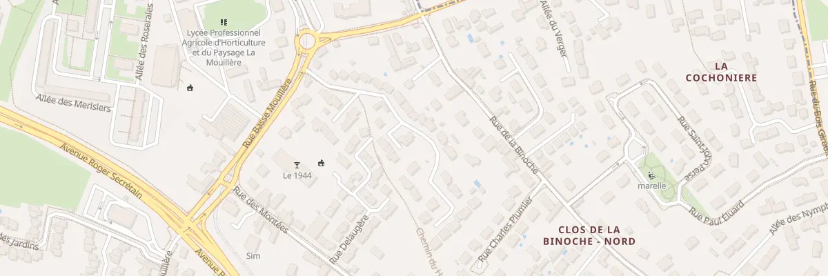 Plan du 30 Rue Tarragone à Orléans