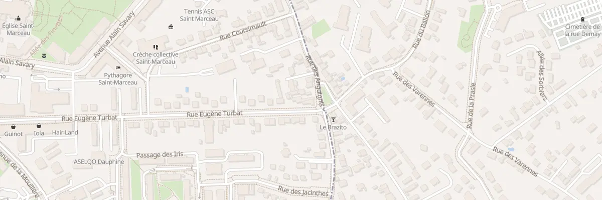 Plan du 70 Rue des Anguignis à Orléans