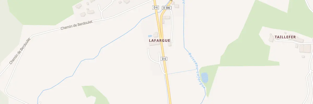 Plan du 2 Lafargue à Plavilla