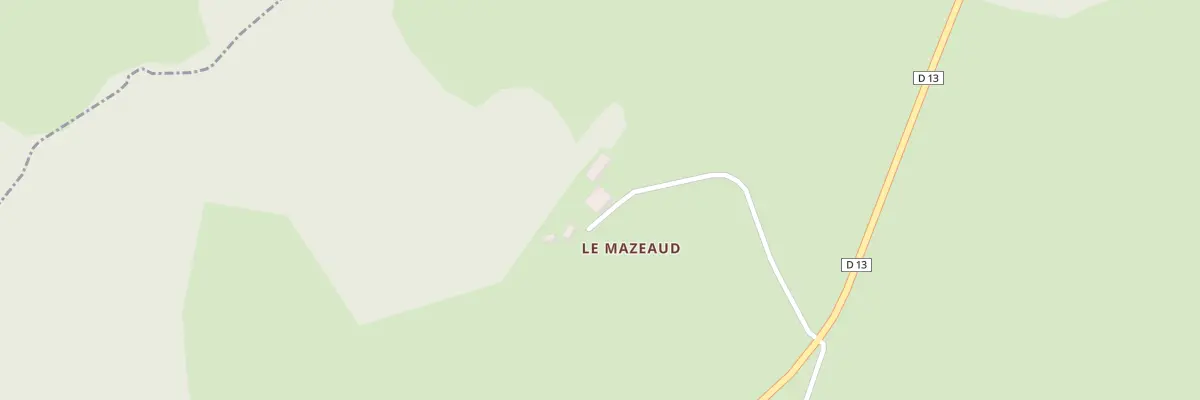 Plan du 5073 Le Mazeaud à La Chapelle-Saint-Martial