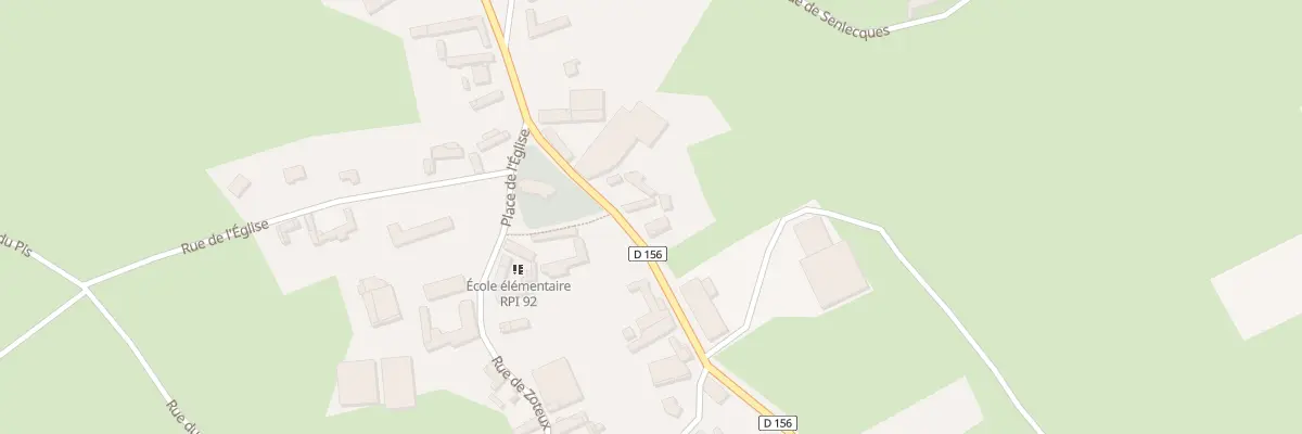 Plan du 5 Rue de Bourthes à Bécourt