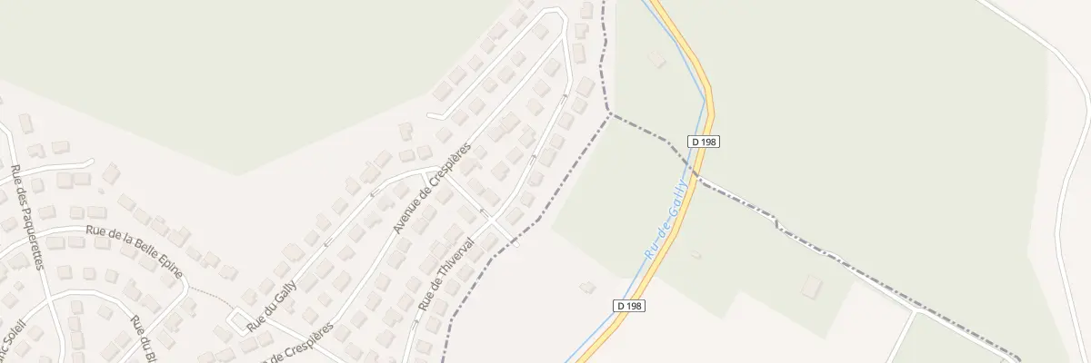 Plan du 36 Rue de Thiverval à Beynes