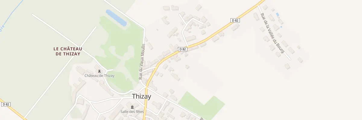 Plan du 5039 Le Bourg à Thizay