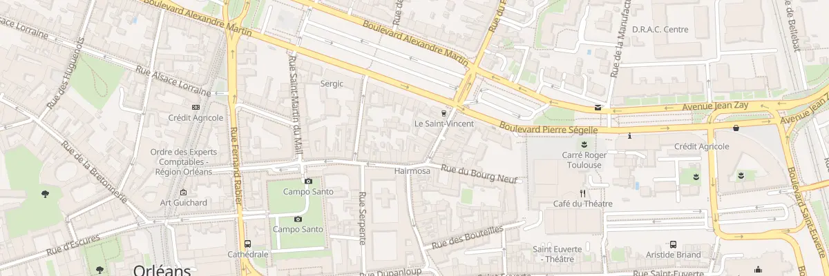 Plan du 5 Rue Porte Saint-Vincent à Orléans
