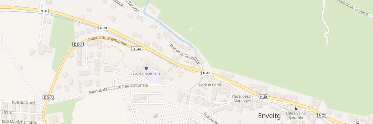 Plan du 7 Rue de la Gourdiole à Enveitg