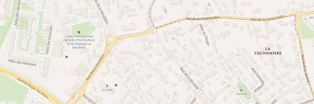 Plan du 2 Rue de la Binoche à Orléans