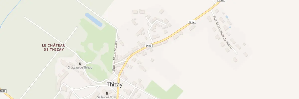 Plan du 5040 Le Bourg à Thizay