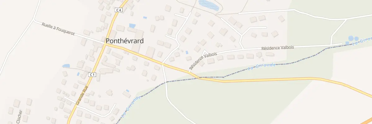 Plan du 1 Res Valbois à Ponthévrard