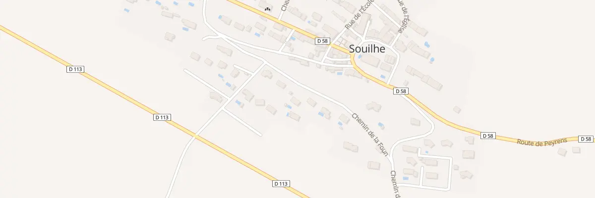 Plan du 55C Sous le Village à Souilhe