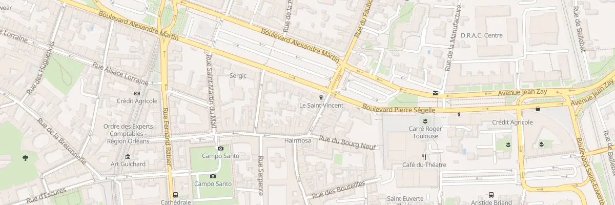 Plan du 11 Rue Porte Saint-Vincent à Orléans
