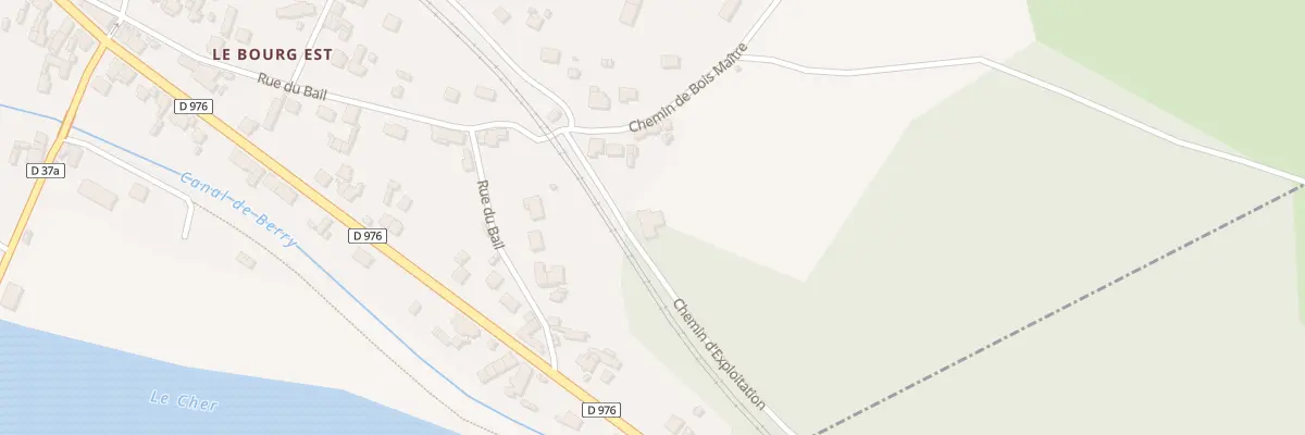 Plan du 14 Che d’Exploitation-est à Châtres-sur-Cher