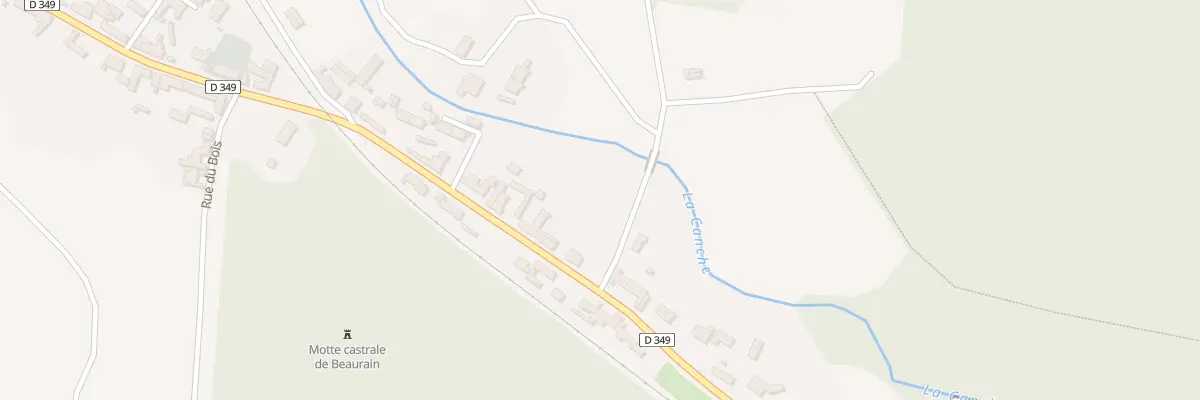 Plan du 255 Rte Nationale à Beaurainville