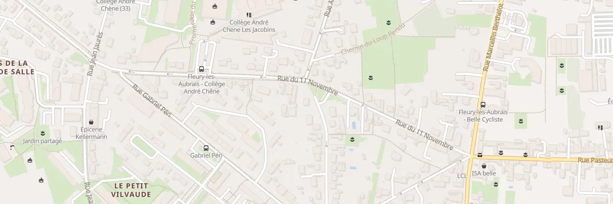 Plan du 25 Rue Anatole France à Fleury-les-Aubrais