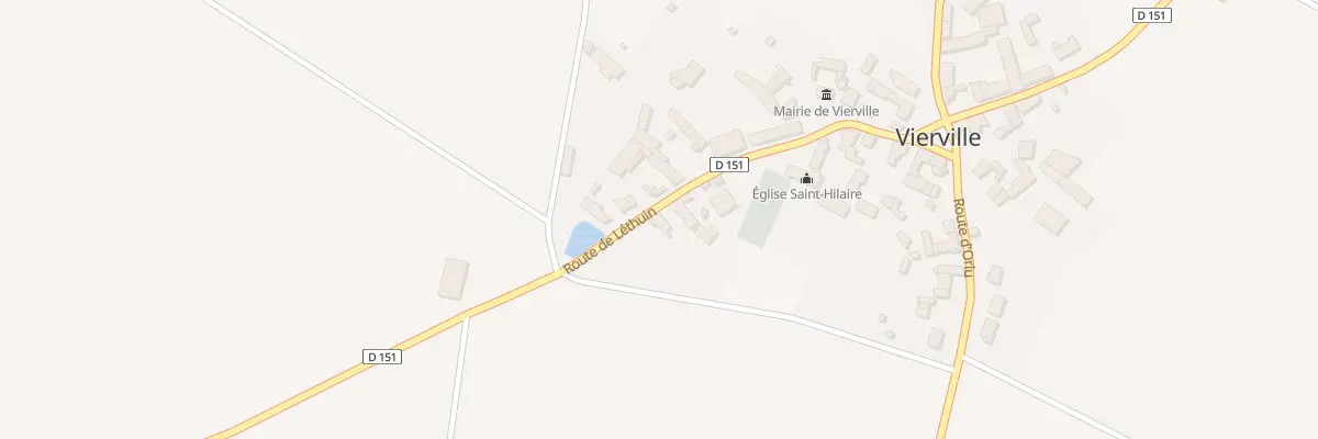 Plan du 13 Rte de Lethuin à Vierville