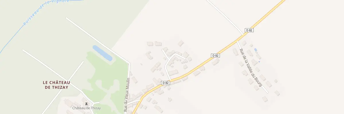 Plan du 4 Imp du Château Vert à Thizay