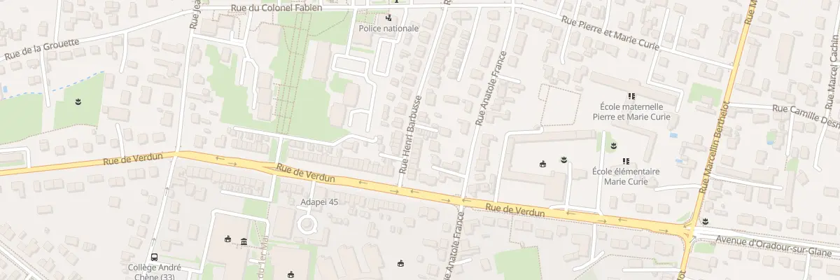 Plan du 16 Rue Henri Barbusse à Fleury-les-Aubrais