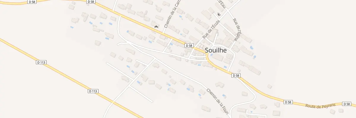 Plan du 27 Le Village à Souilhe