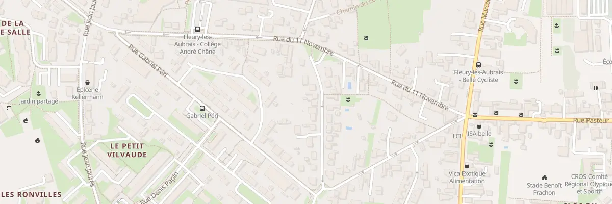 Plan du 17 Rue Anatole France à Fleury-les-Aubrais
