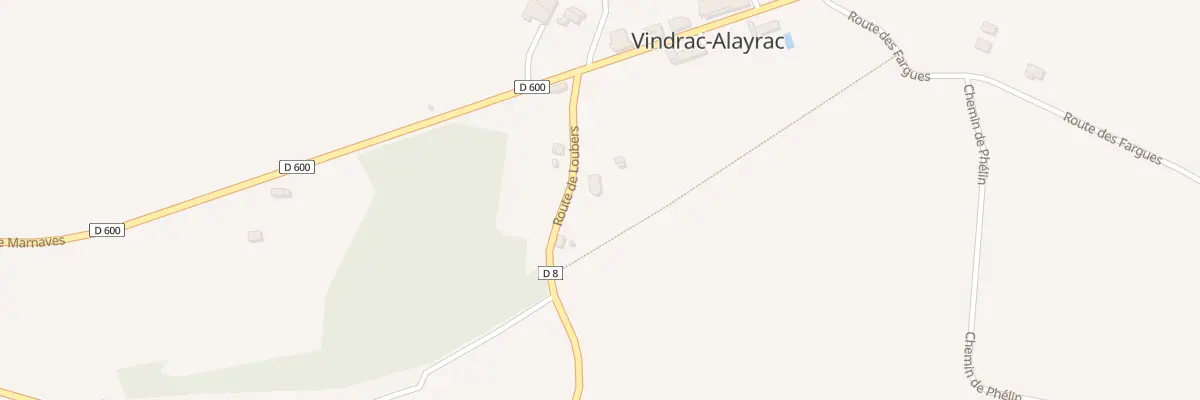 Plan du 77 Rte de Loubers à Vindrac-Alayrac