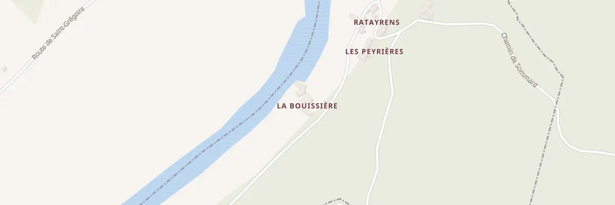Plan du 192 Che Eglise de Larroque au Riols