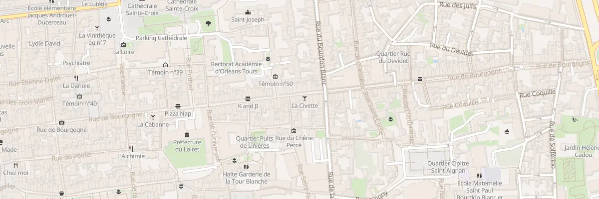 Plan du 127 Rue de Bourgogne à Orléans