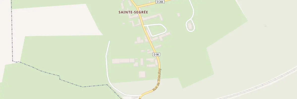 Plan du 27 Rue de Thieulloy à Sainte-Segrée