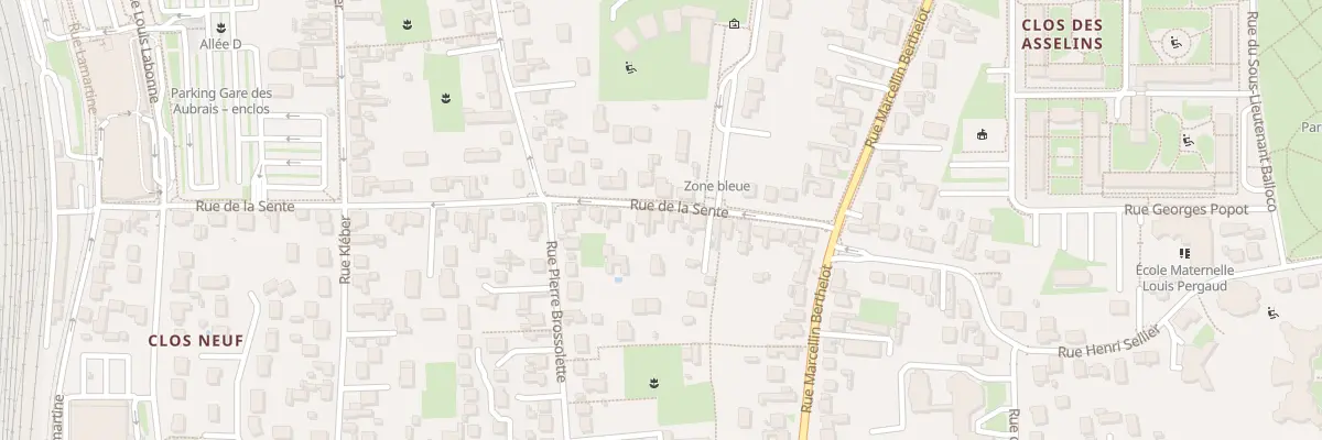 Plan du 13 Rue de la Sente à Fleury-les-Aubrais