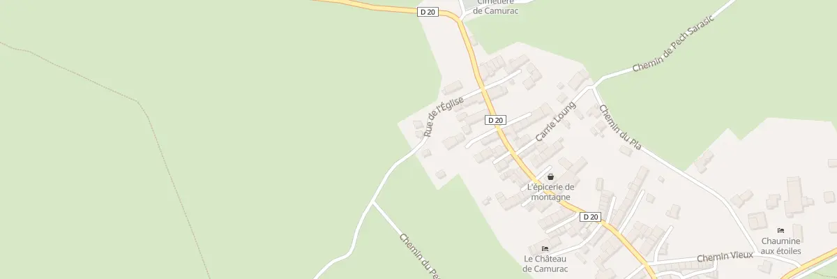 Plan du 6 Rue de l’Eglise à Camurac