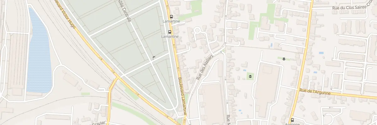 Plan du 20 Bd Lamartine à Orléans