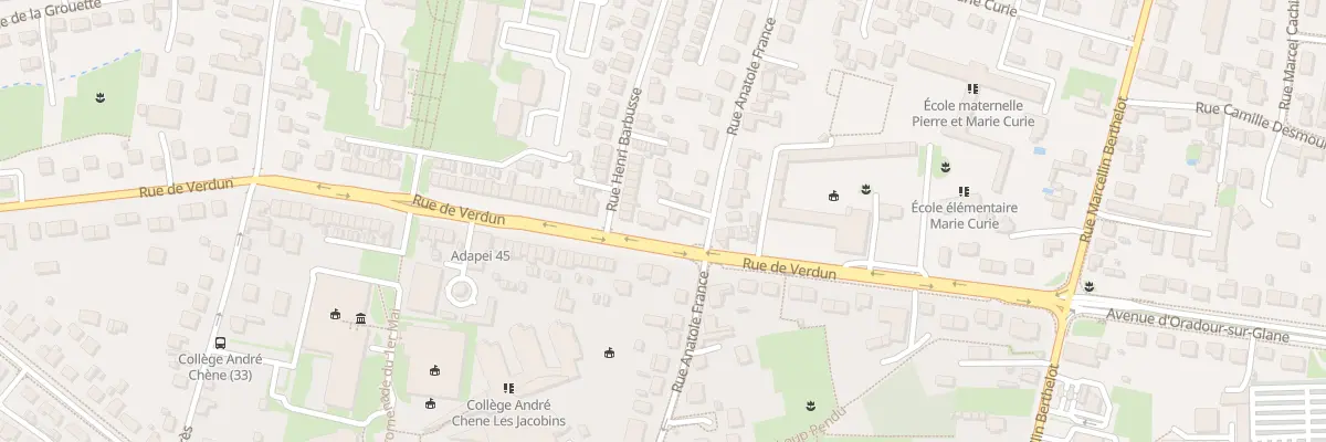Plan du 16T Rue de Verdun à Orléans