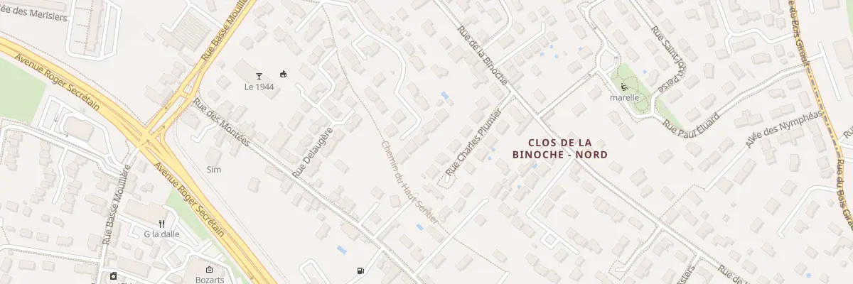 Plan du 33 Rue Tarragone à Orléans