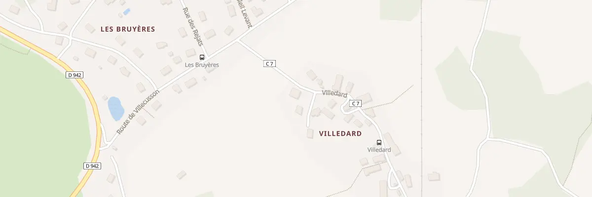 Plan du 4 Villedard à Sainte-Feyre