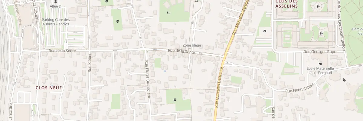 Plan du 11 Rue de la Sente à Fleury-les-Aubrais