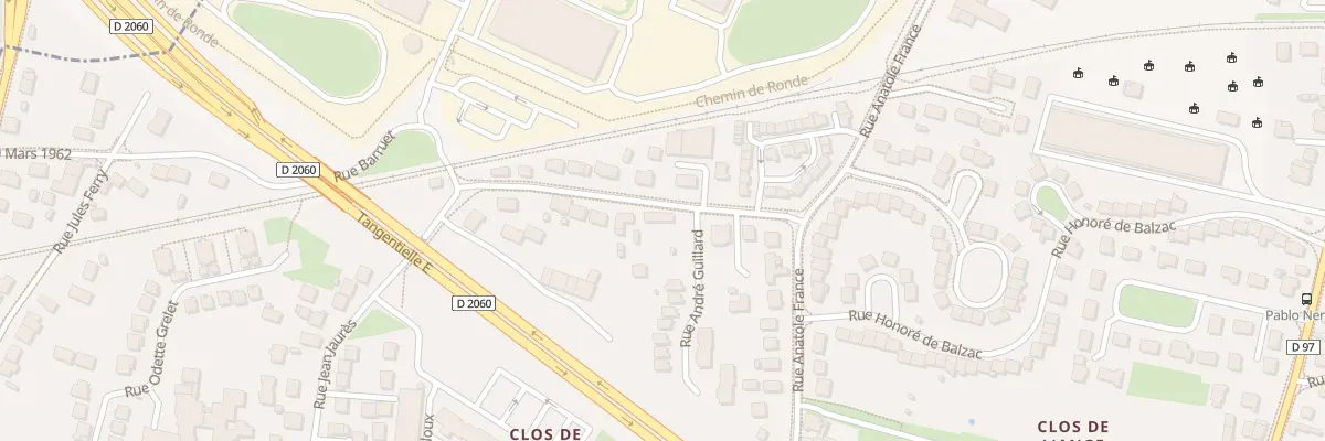 Plan du 5 Rue Barruet à Fleury-les-Aubrais