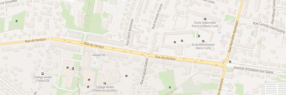 Plan du 53 Rue Anatole France à Fleury-les-Aubrais